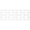 Ekena Millwork Set of Four Panels for 94 1/2"W x 32 1/4"H Greeley Fretwork Wainscot Wall Paneling WPKP16X01X47GLY - alternate 5